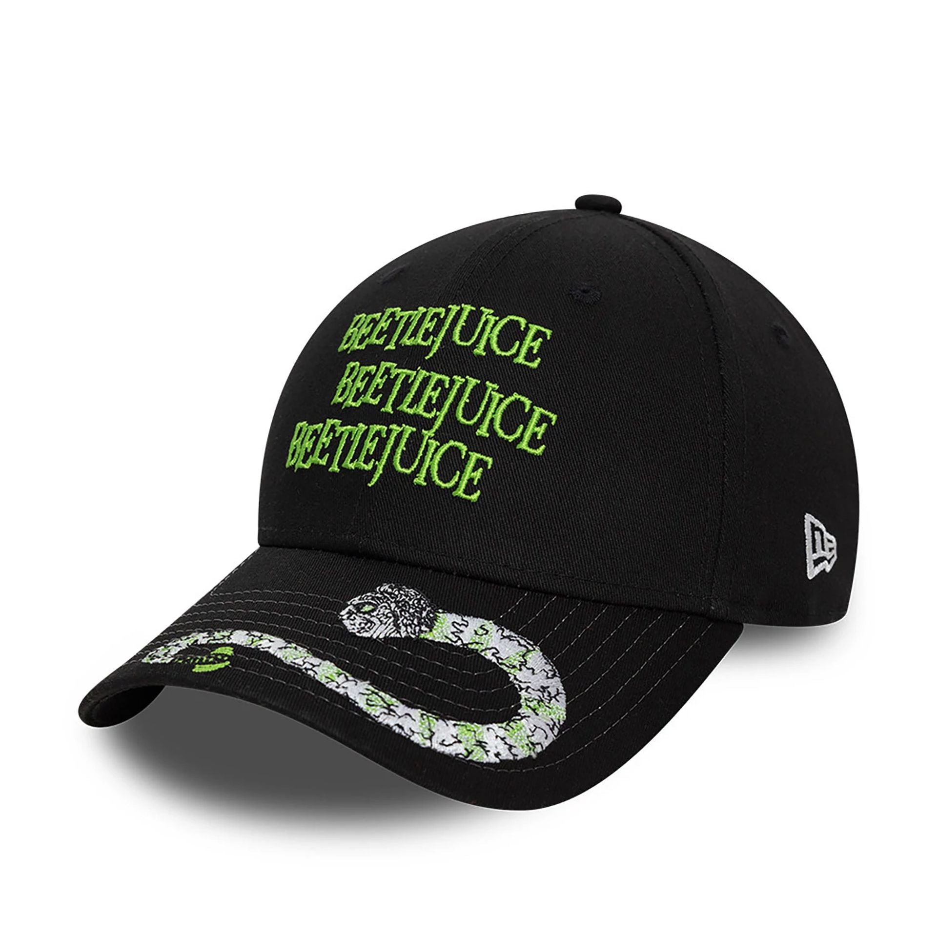 This is a Beetlejuice Visor Black 9FORTY Adjustable Cap 1