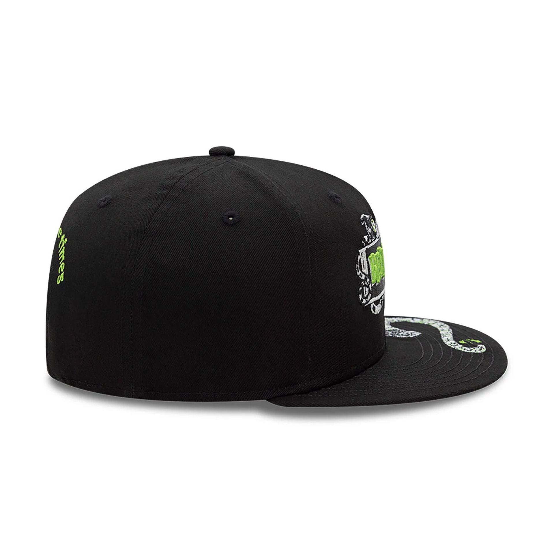 This is a Beetlejuice Visor Black 9FIFTY Snapback Adjustable Cap 6