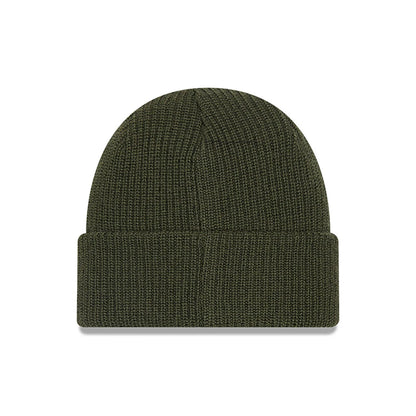 This is a New York Yankees Merino Wool Knit Green Beanie Hat 2