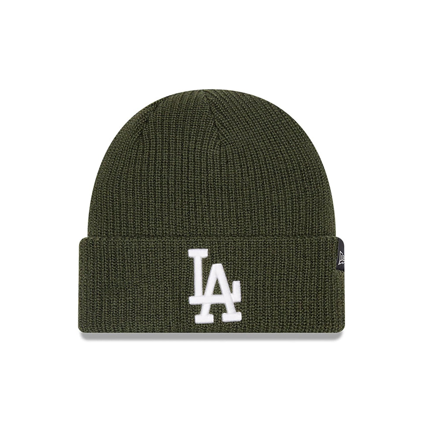 This is a LA Dodgers Merino Wool Knit Green Beanie Hat 1