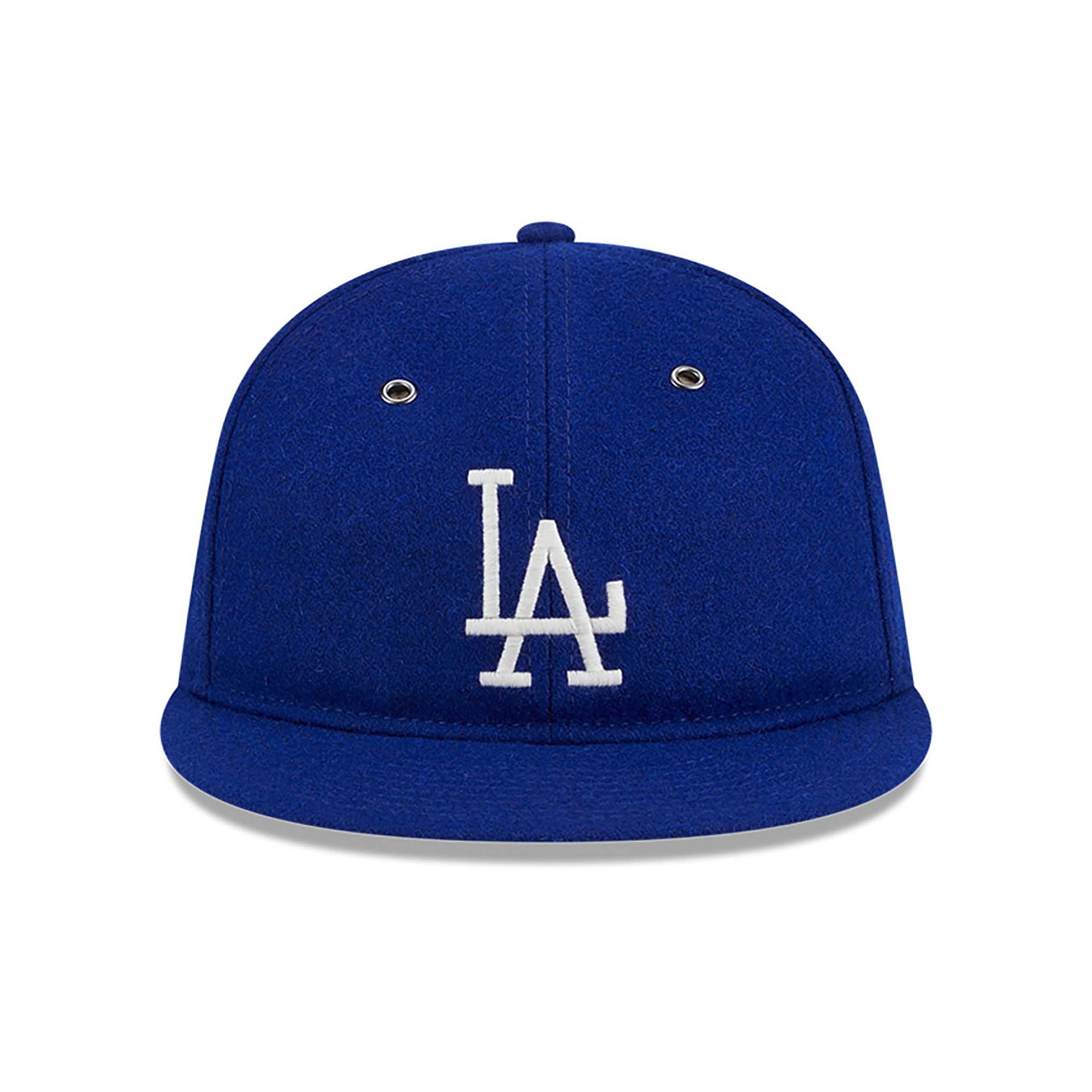 This is a LA Dodgers Wool Dark Blue Retro Crown 59FIFTY Fitted Cap 3