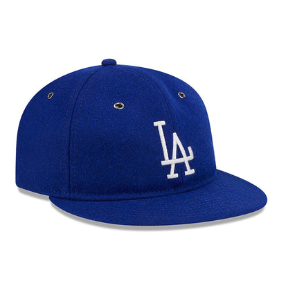 This is a LA Dodgers Wool Dark Blue Retro Crown 59FIFTY Fitted Cap 4