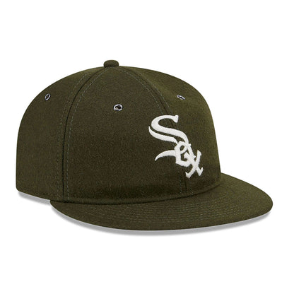 This is a Chicago White Sox Wool Green Retro Crown 59FIFTY Fitted Cap 4