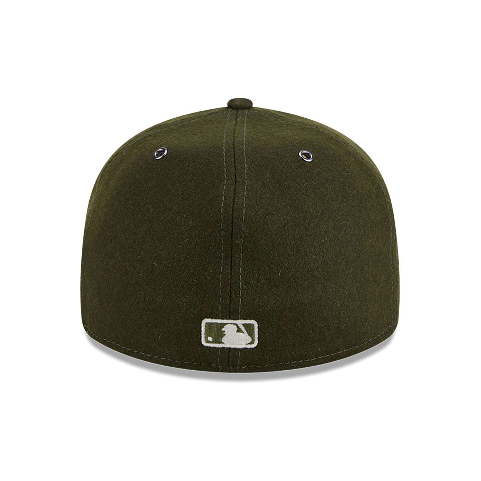 This is a Oakland Athletics Wool Green Retro Crown 59FIFTY Fitted Cap 5