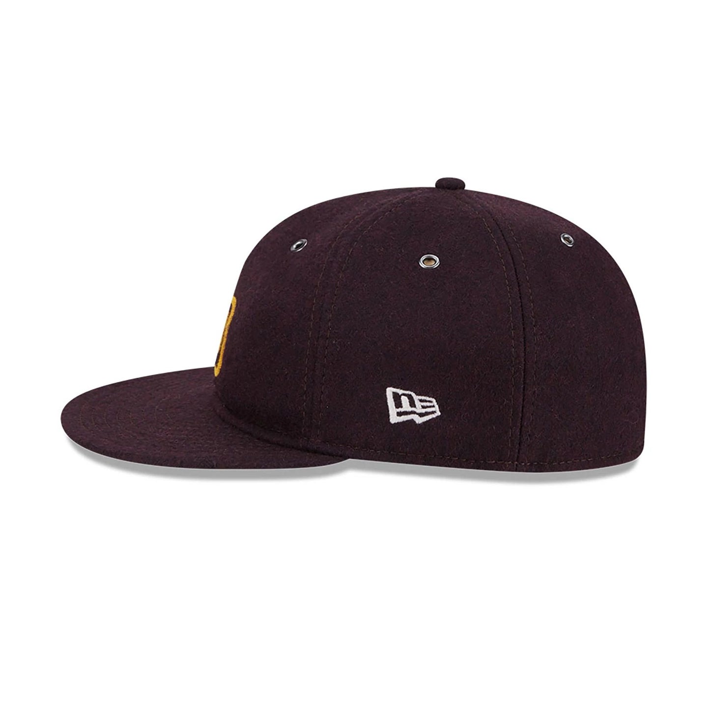 This is a San Diego Padres Wool Dark Brown Retro Crown 59FIFTY Fitted Cap 7