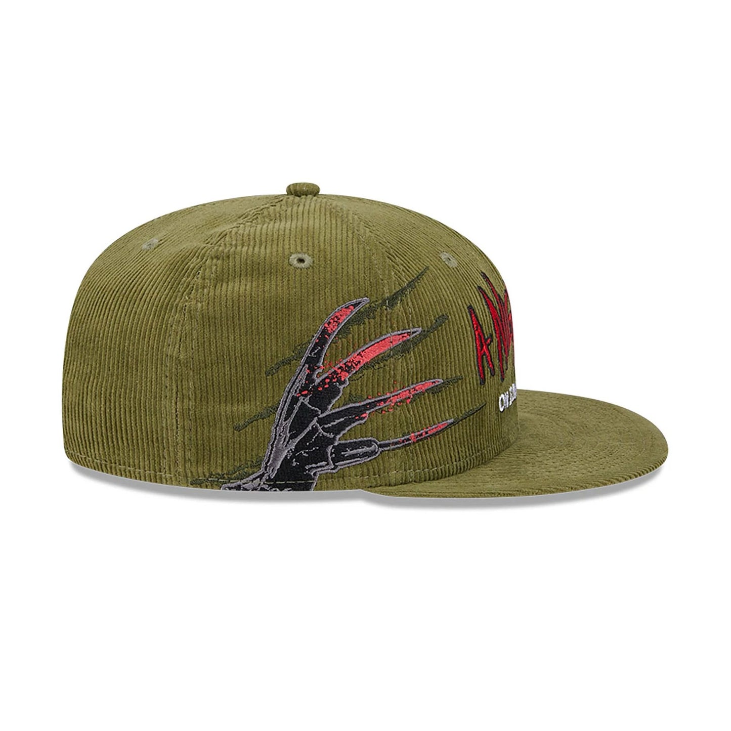 This is a A Nightmare On Elm Street Dark Green 59FIFTY Fitted Cap 6