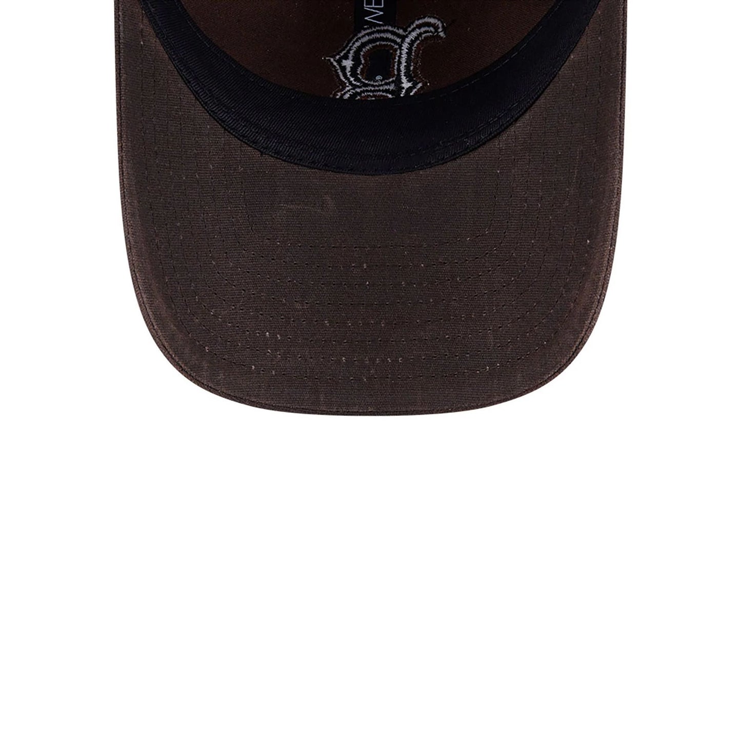 This is a Boston Red Sox Waxed Canvas Dark Brown 9TWENTY Adjustable Cap 4