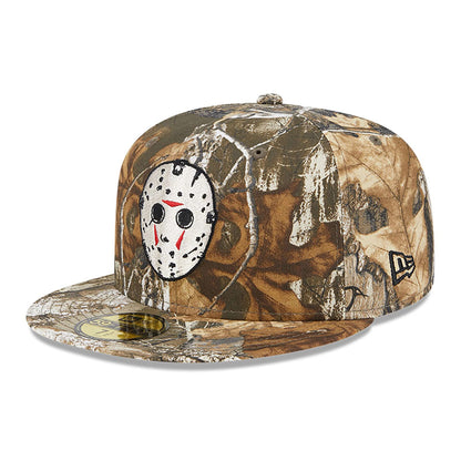 This is a Friday The 13TH Real Tree 59FIFTY Fitted Cap 1