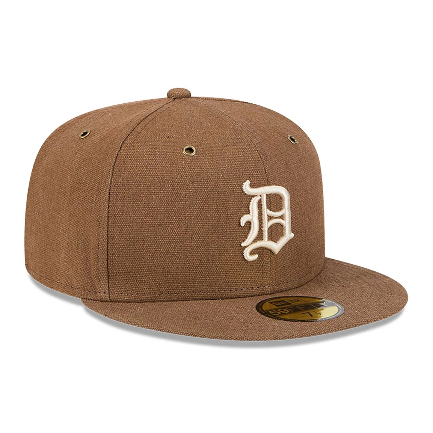 This is a Detroit Tigers Antique Plaid Dark Brown 59FIFTY Fitted Cap 4