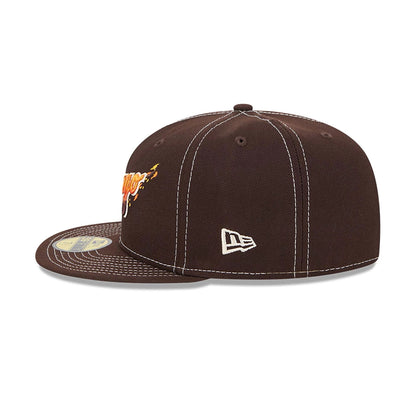 This is a Chicago White Sox Fall Foliage Dark Brown 59FIFTY Fitted Cap 7