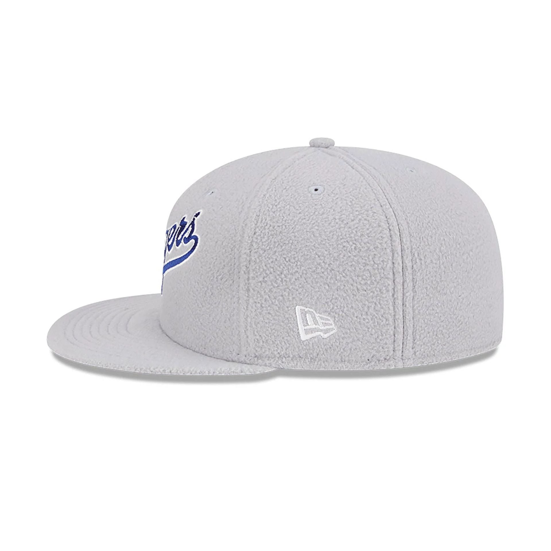 This is a LA Dodgers Fleece Grey 59FIFTY Fitted Cap 7