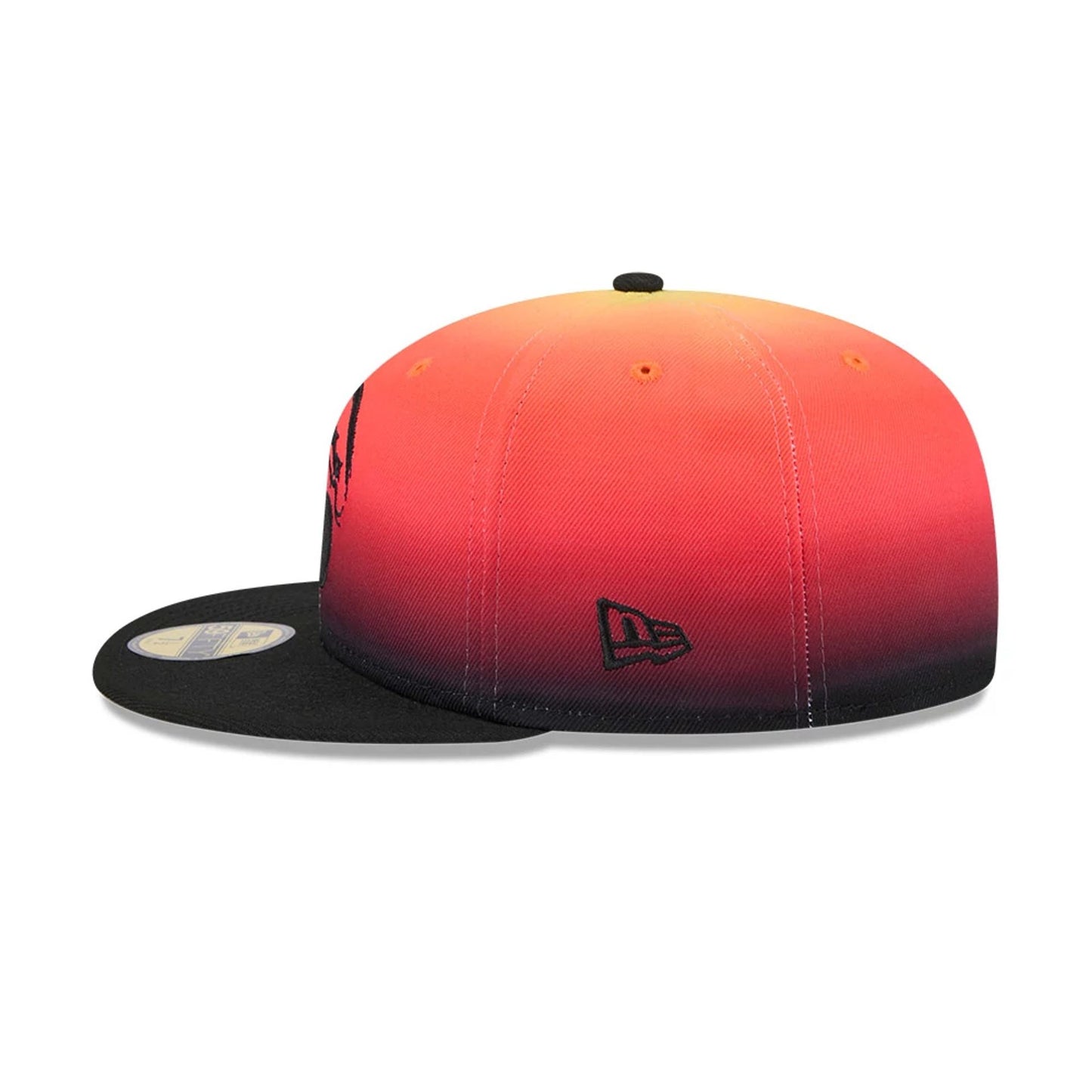 This is a Mortal Kombat Klassic Orange 59FIFTY Fitted Cap 3