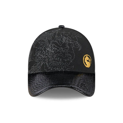 This is a Mortal Kombat Klassic Dragon Black 9FORTY A-Frame Adjustable Cap 3