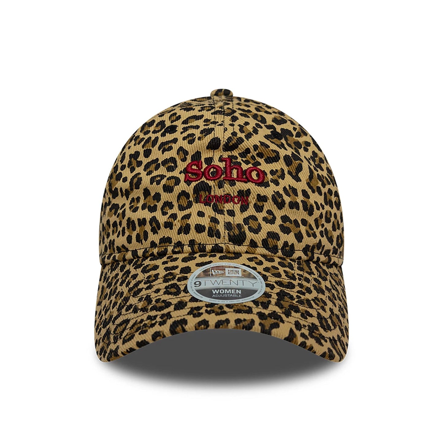 This is a New Era Womens Soho London Leopard All Over Print 9TWENTY Adjustable Cap 2