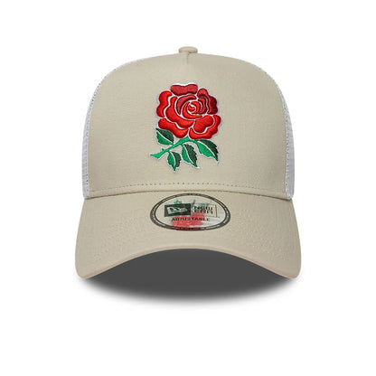 This is a Rugby Football Union Seasonal Beige 9FORTY E-Frame Adjustable Cap 2