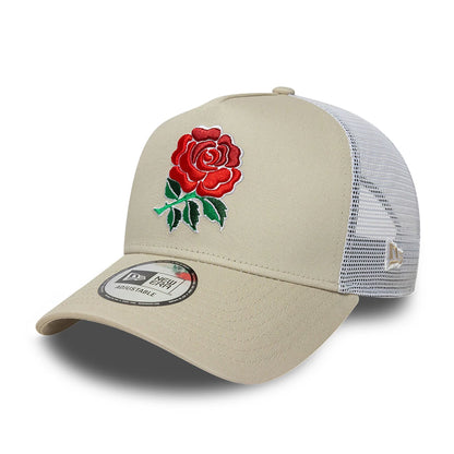 This is a Rugby Football Union Seasonal Beige 9FORTY E-Frame Adjustable Cap 1