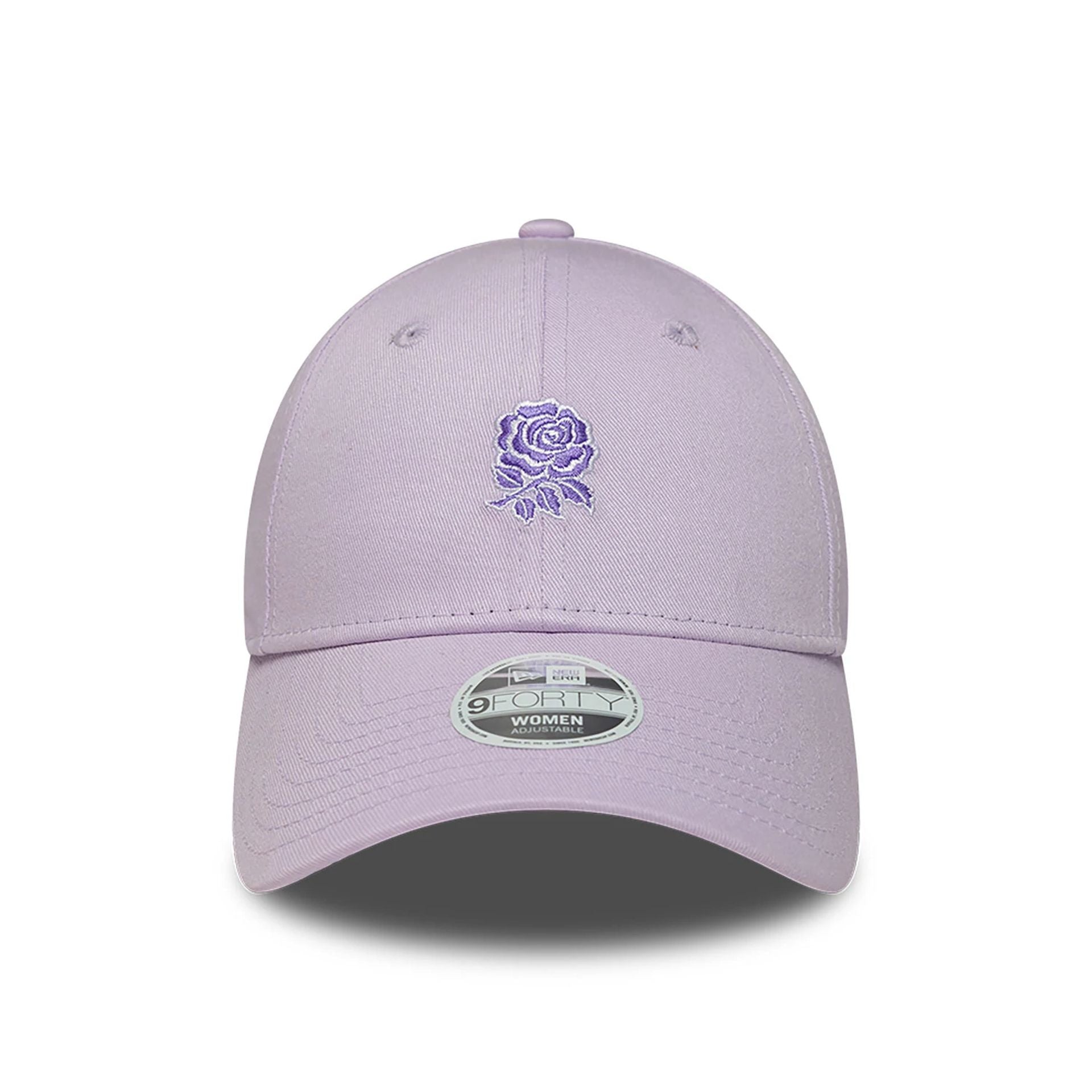 This is a Rugby Football Union Womens Seasonal Pastel Purple 9FORTY Adjustable Cap 2