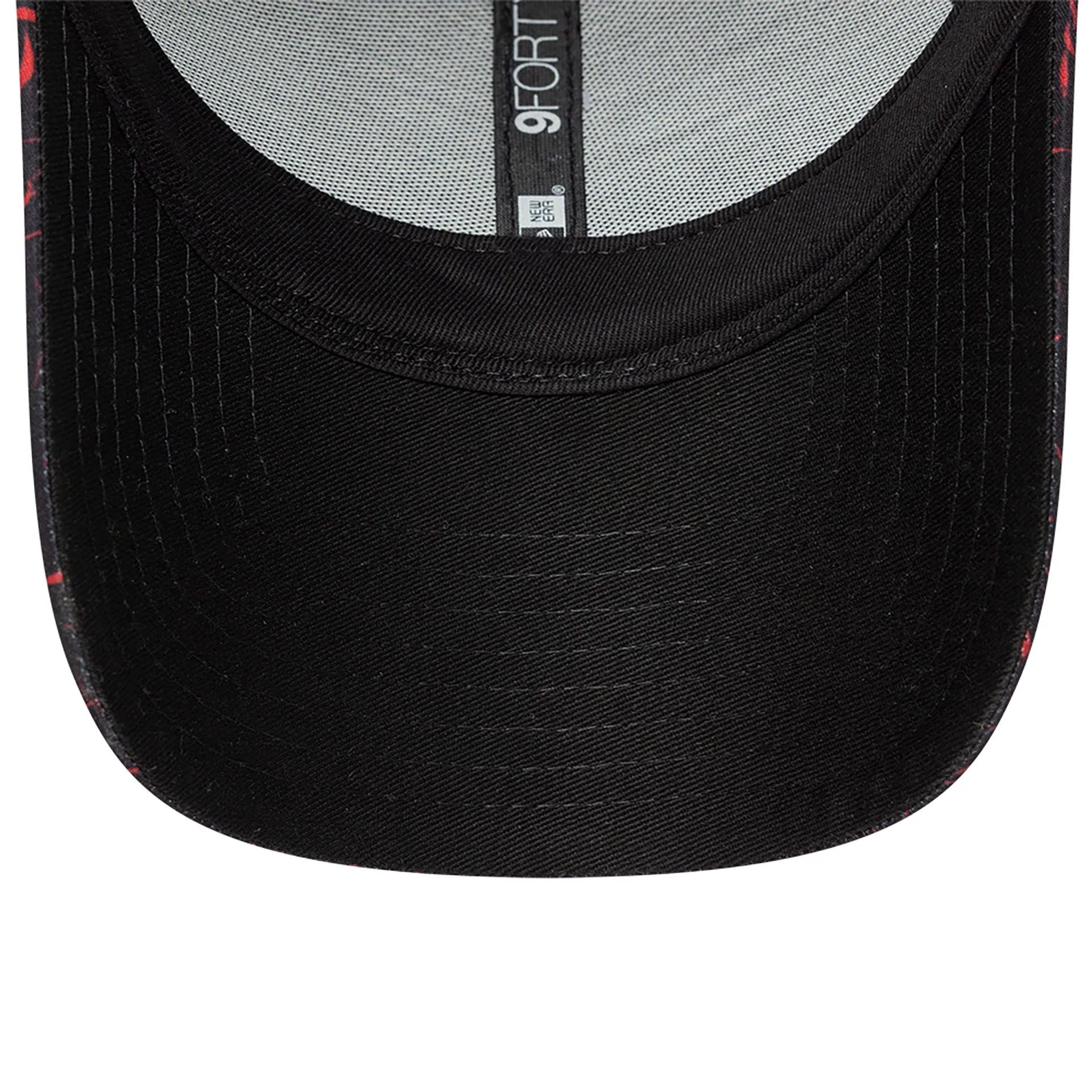 This is a Rugby Football Union Crinkle All Over Print Black 9FORTY Adjustable Cap 5