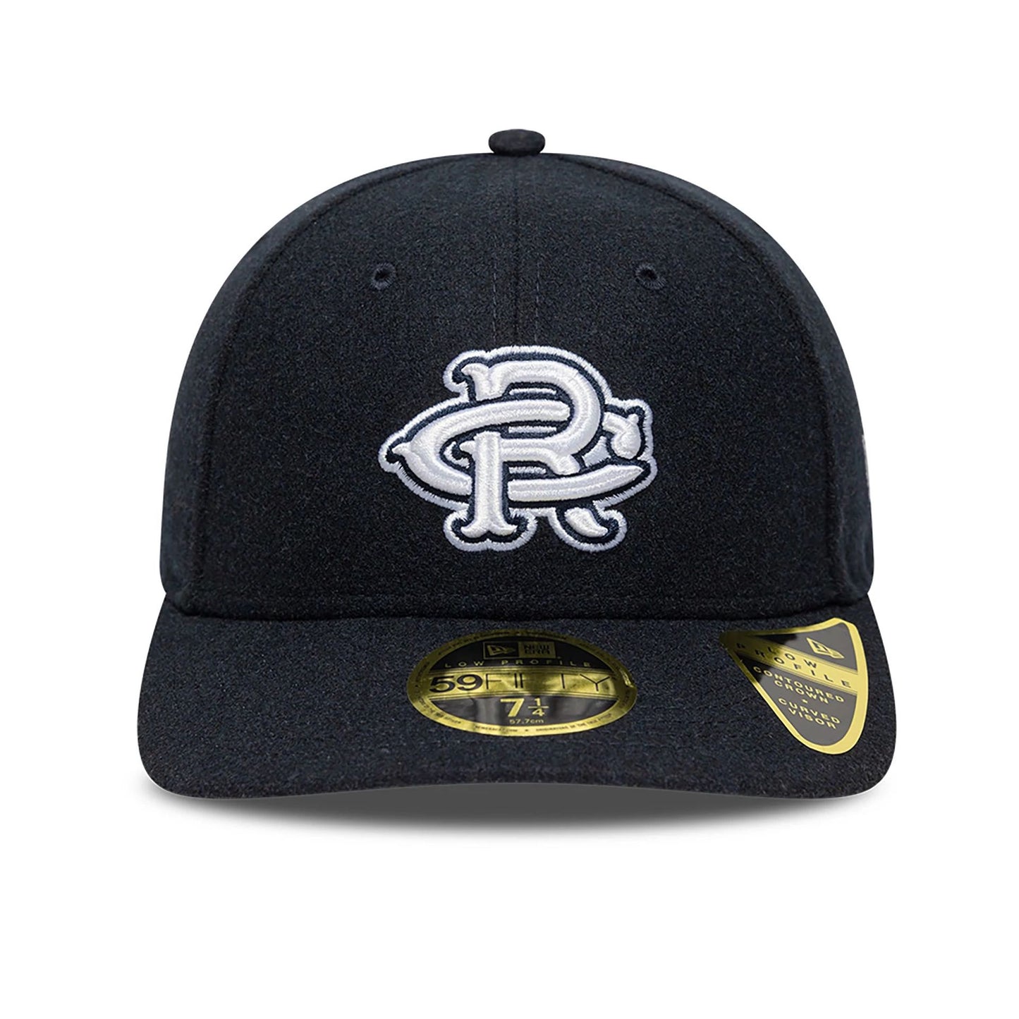 This is a Cedar Rapids Kernels MiLB Block Letter Navy Low Profile 59FIFTY Fitted Cap 3