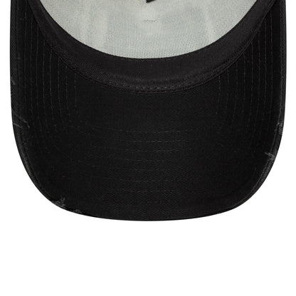 This is a New Era Patch Distressed White 9FORTY A-Frame Trucker Adjustable Cap 5