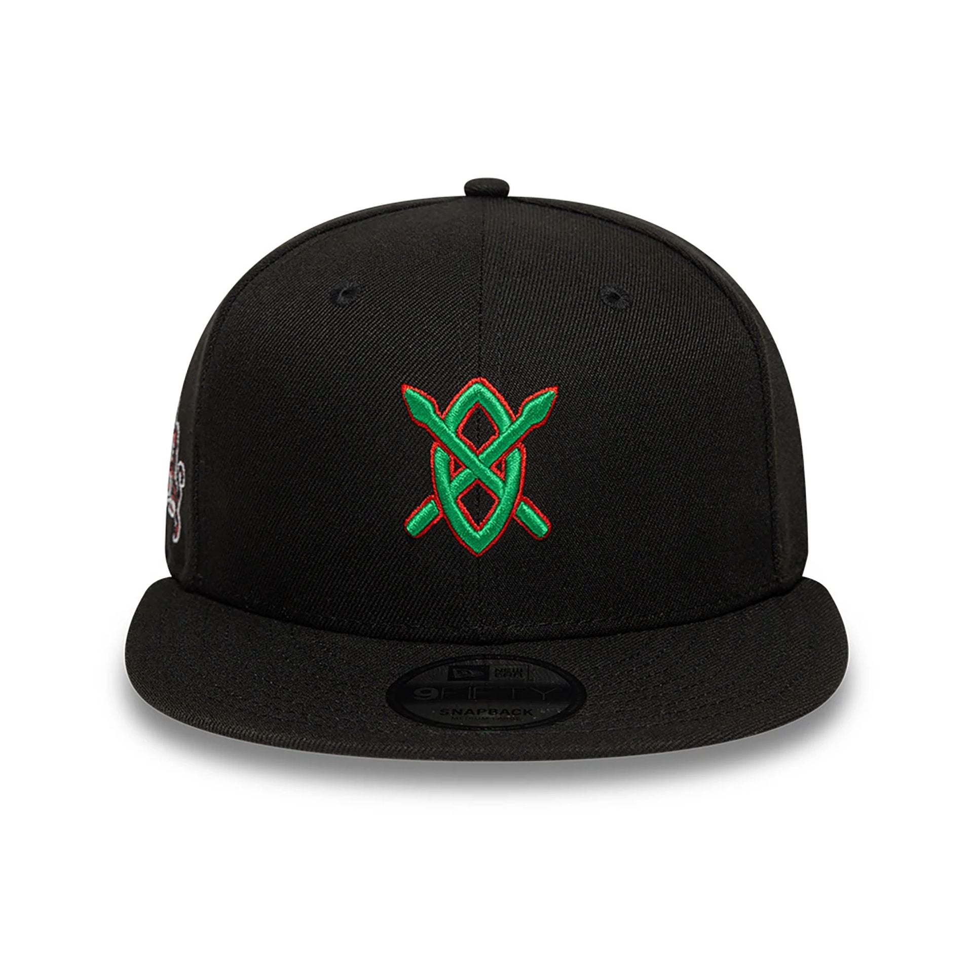 This is a Daily Paper x New Era New York Black 9FIFTY Snapback Cap 3