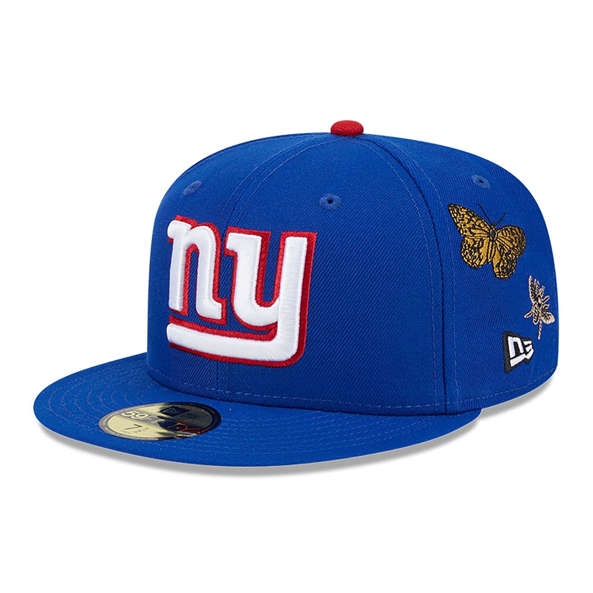 This is a New York Giants FELT x NFL Blue 59FIFTY Fitted Cap 1