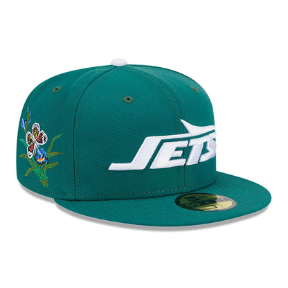 This is a New York Jets FELT x NFL Green 59FIFTY Fitted Cap 4