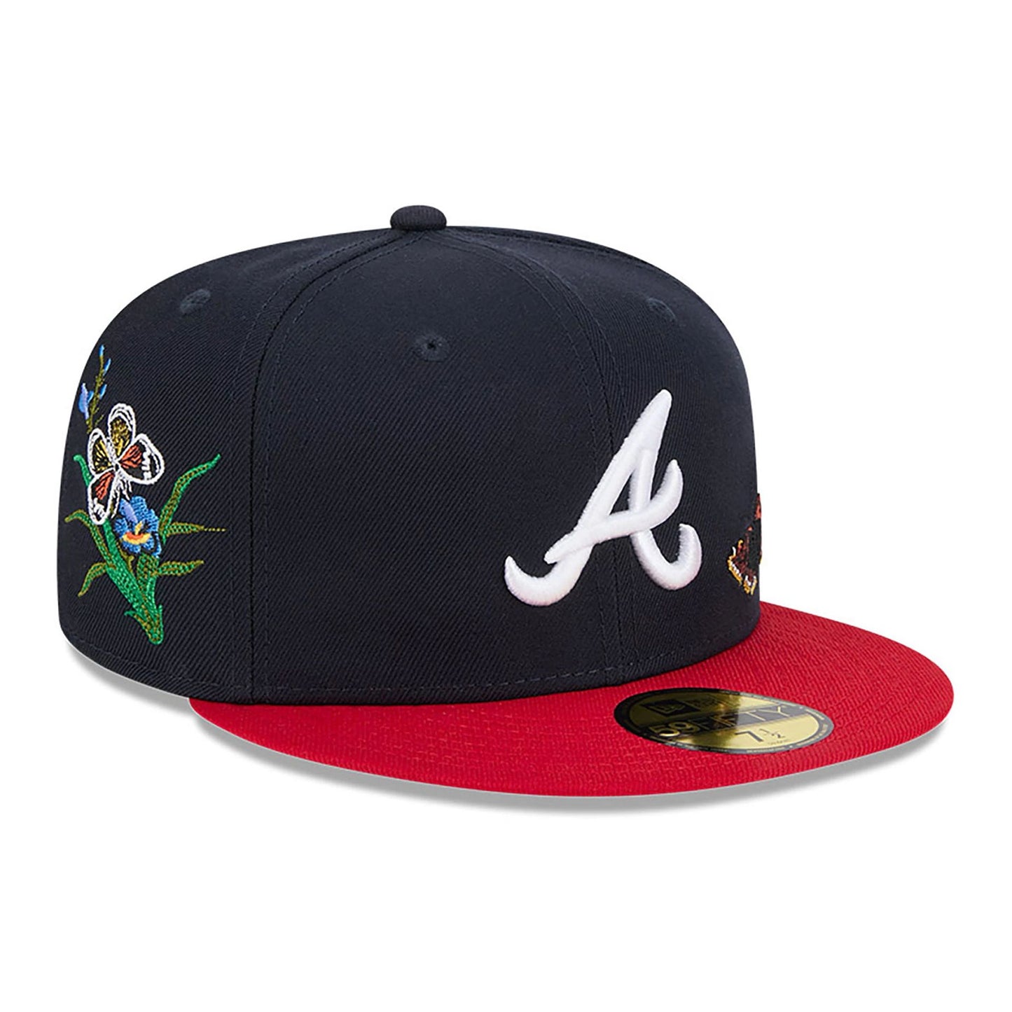 This is a Atlanta Braves Felt x MLB Navy 59FIFTY Fitted Cap 4