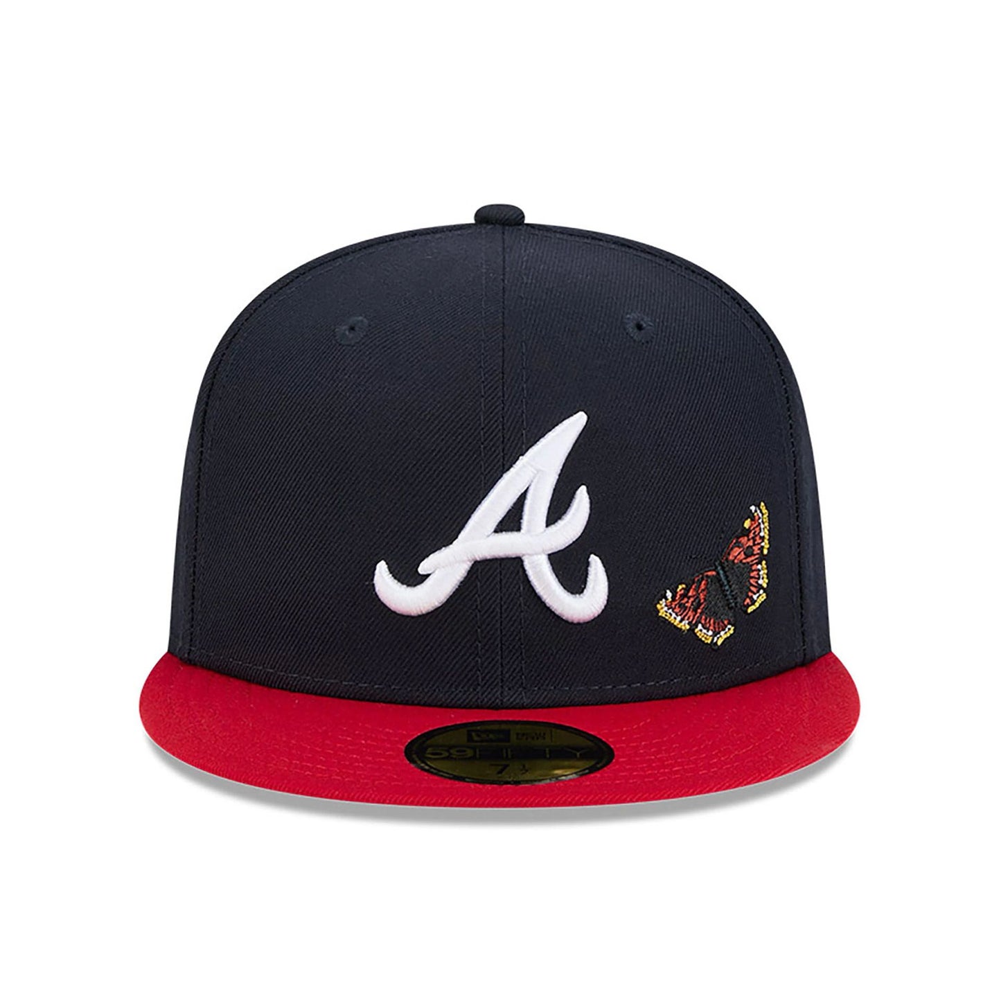 This is a Atlanta Braves Felt x MLB Navy 59FIFTY Fitted Cap 3