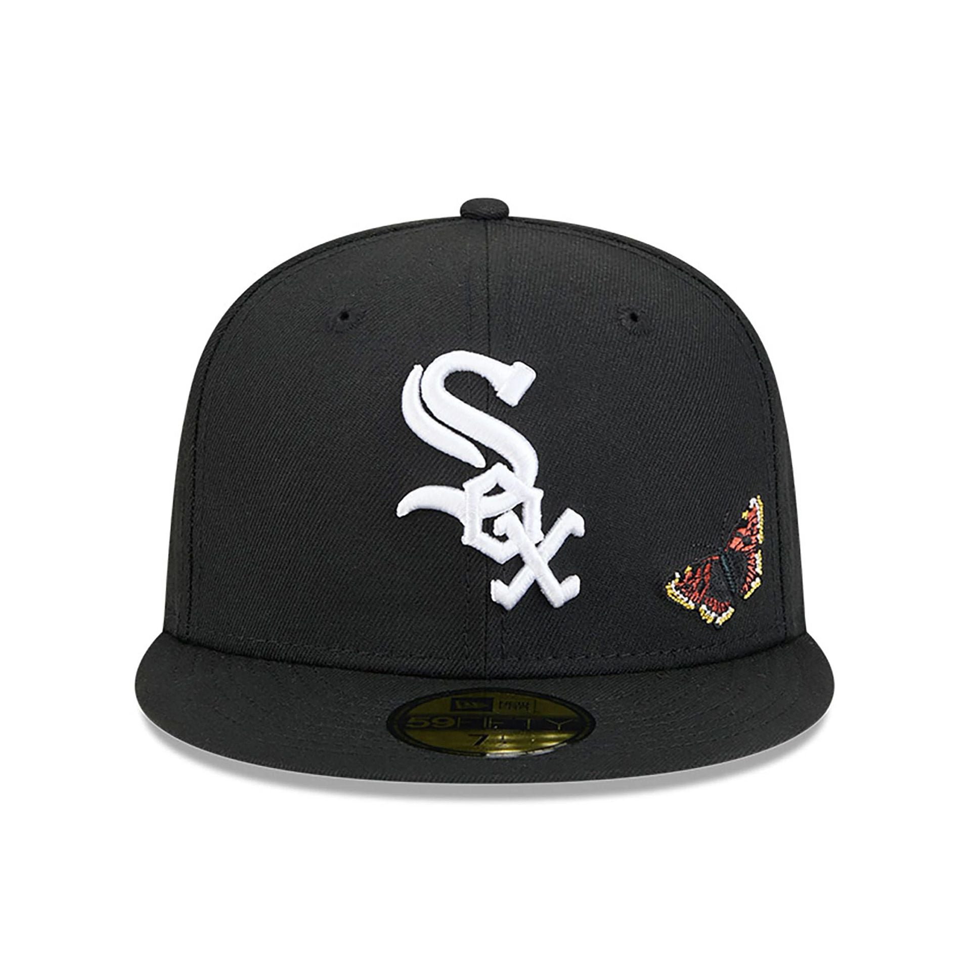 This is a Chicago White Sox Felt x MLB Black 59FIFTY Fitted Cap 3