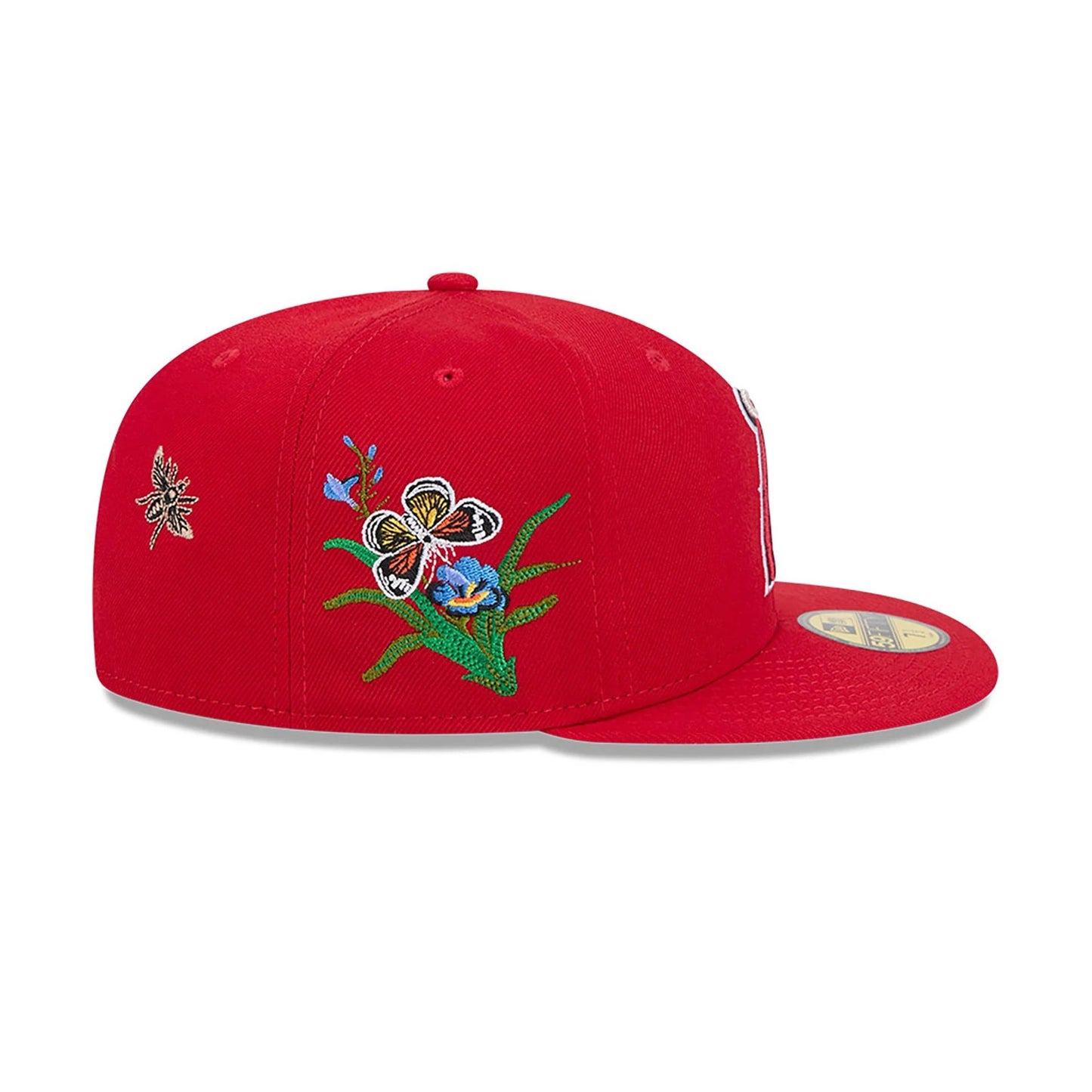 This is a LA Angels Felt x MLB Red 59FIFTY Fitted Cap 6