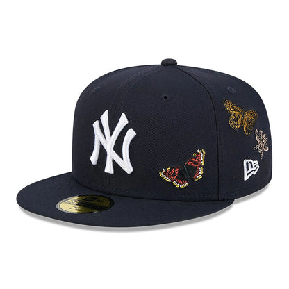 This is a New York Yankees Felt x MLB Navy 59FIFTY Fitted Cap 1