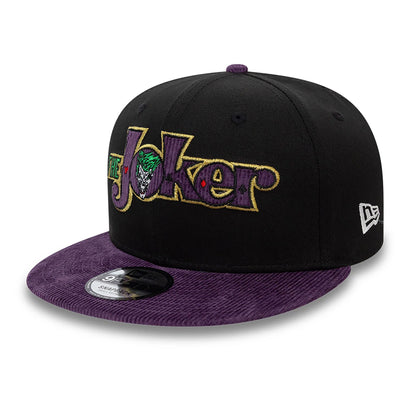 This is a Joker Script Black 9FIFTY Snapback Adjustable Cap 1