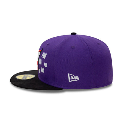 This is a Joker Smile Purple 59FIFTY Fitted Cap 7