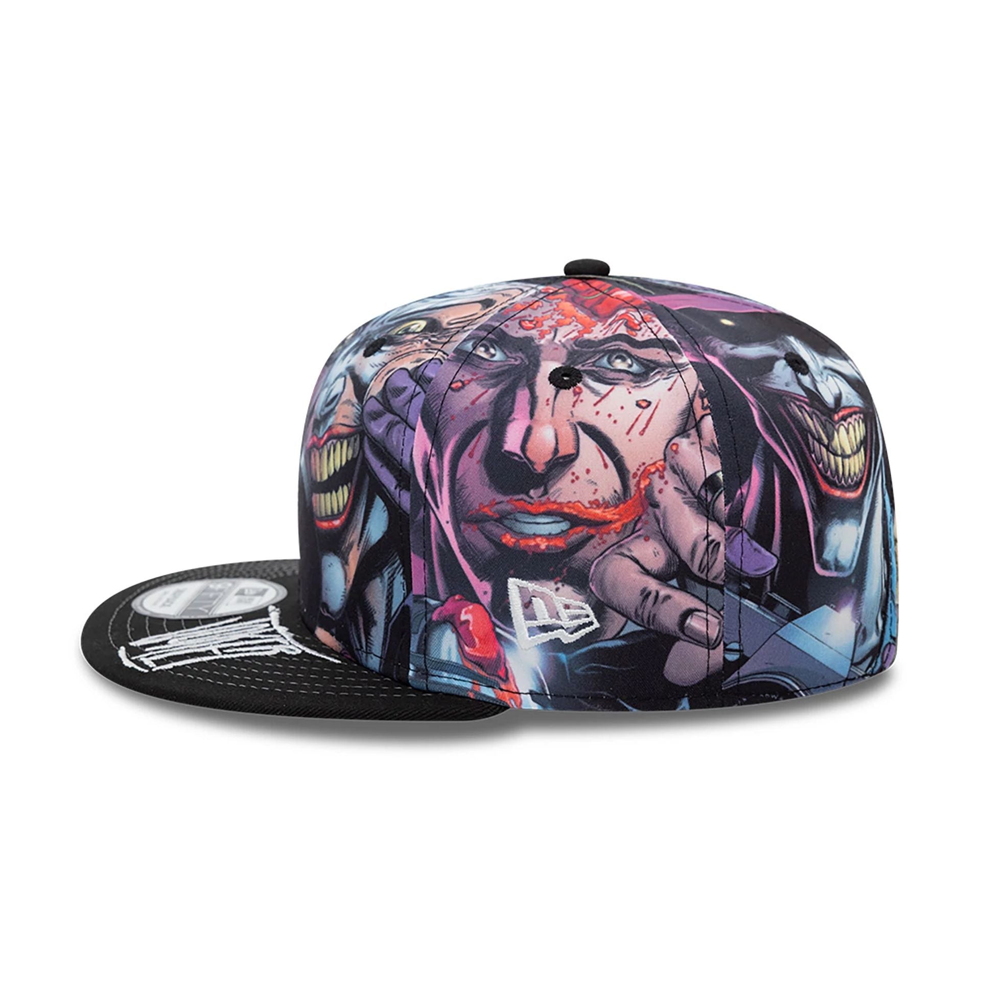 This is a Joker All Over Photo Multi 9FIFTY Snapback Adjustable Cap 7