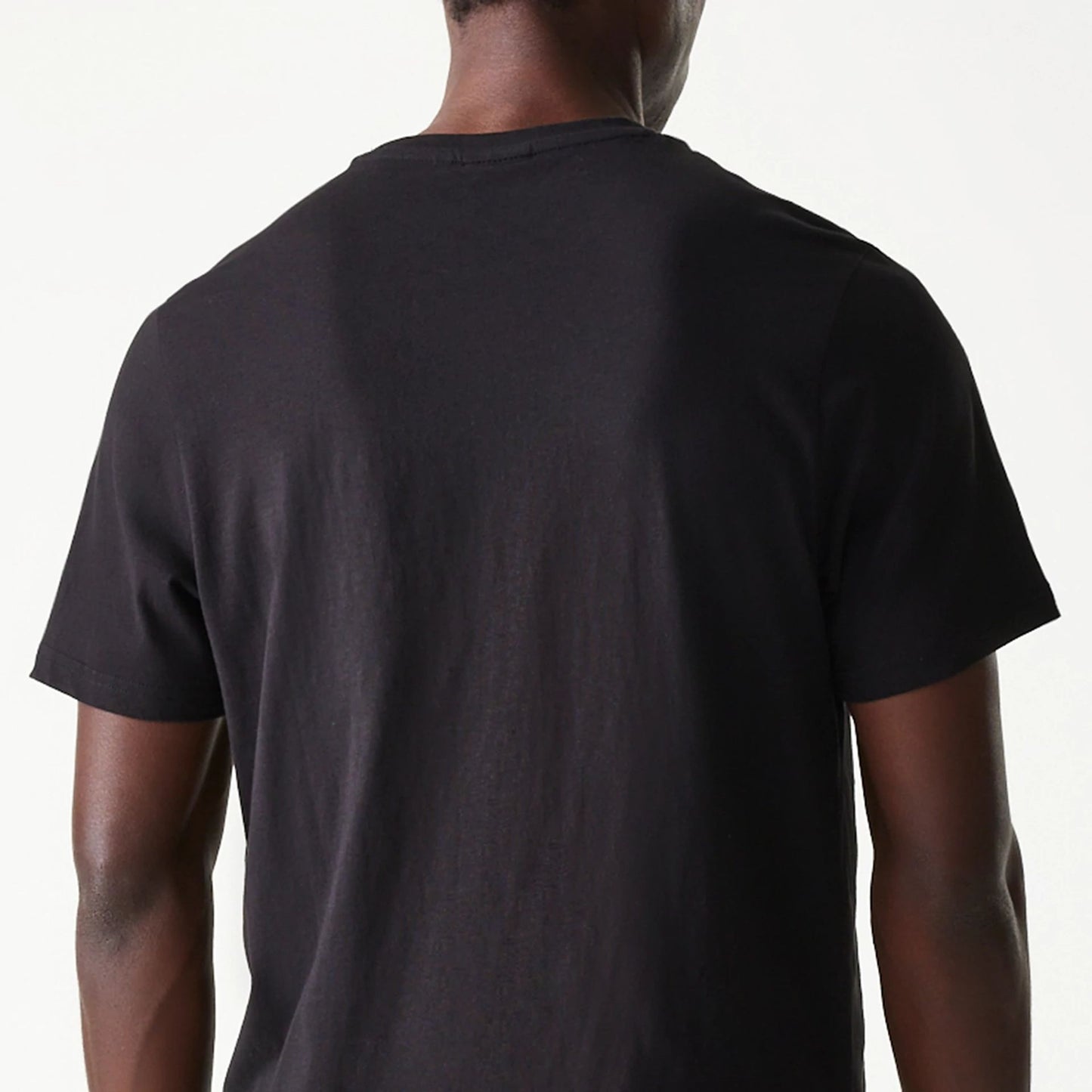 The Male model is wearing LA Lakers NBA Black T-Shirt 5