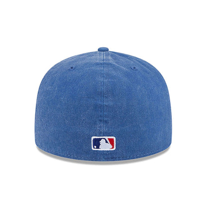 This is a LA Dodgers Pigment Dye Dark Blue 59FIFTY A-Frame Fitted Cap 5