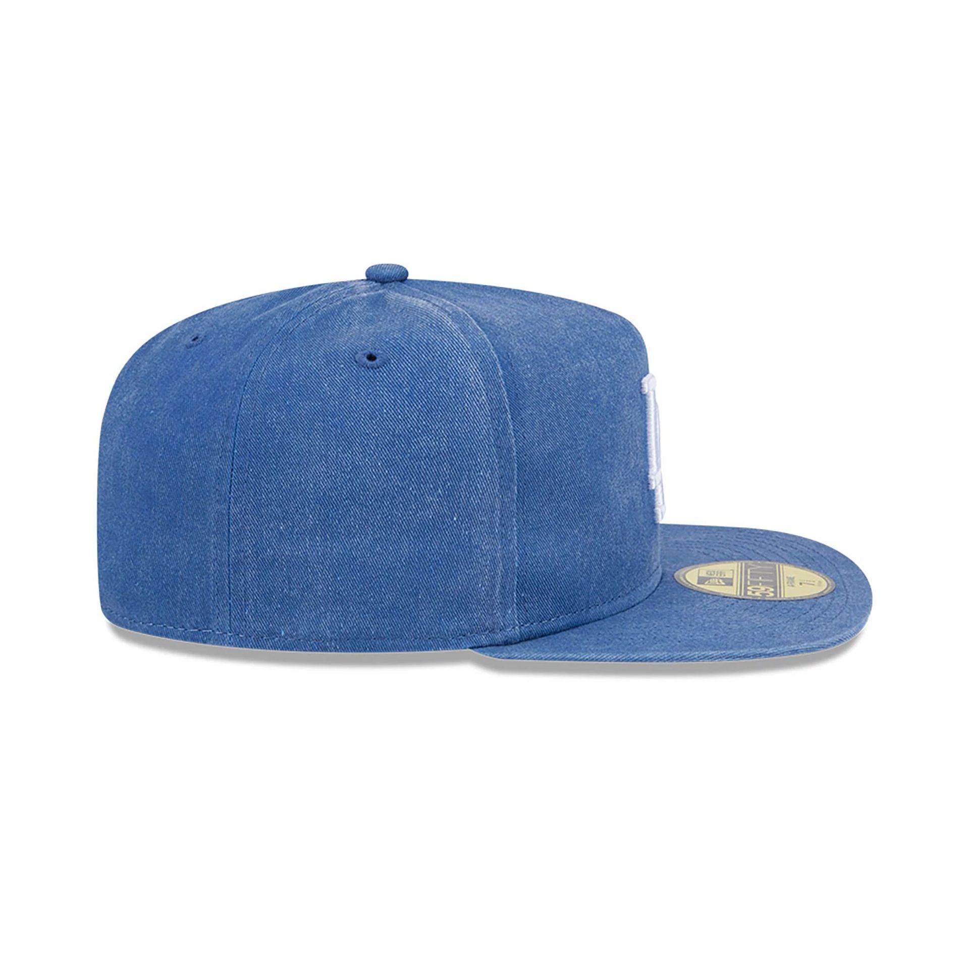 This is a LA Dodgers Pigment Dye Dark Blue 59FIFTY A-Frame Fitted Cap 6