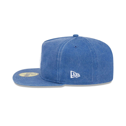 This is a LA Dodgers Pigment Dye Dark Blue 59FIFTY A-Frame Fitted Cap 7