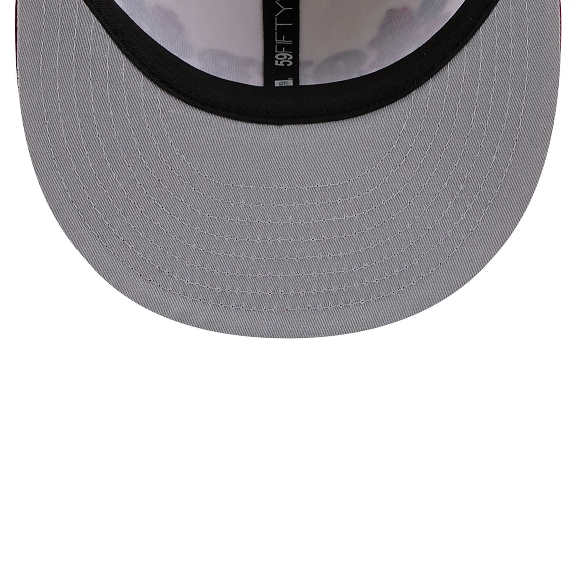 This is a San Francisco 49ers Novelty Stitch White 59FIFTY Fitted Cap 2