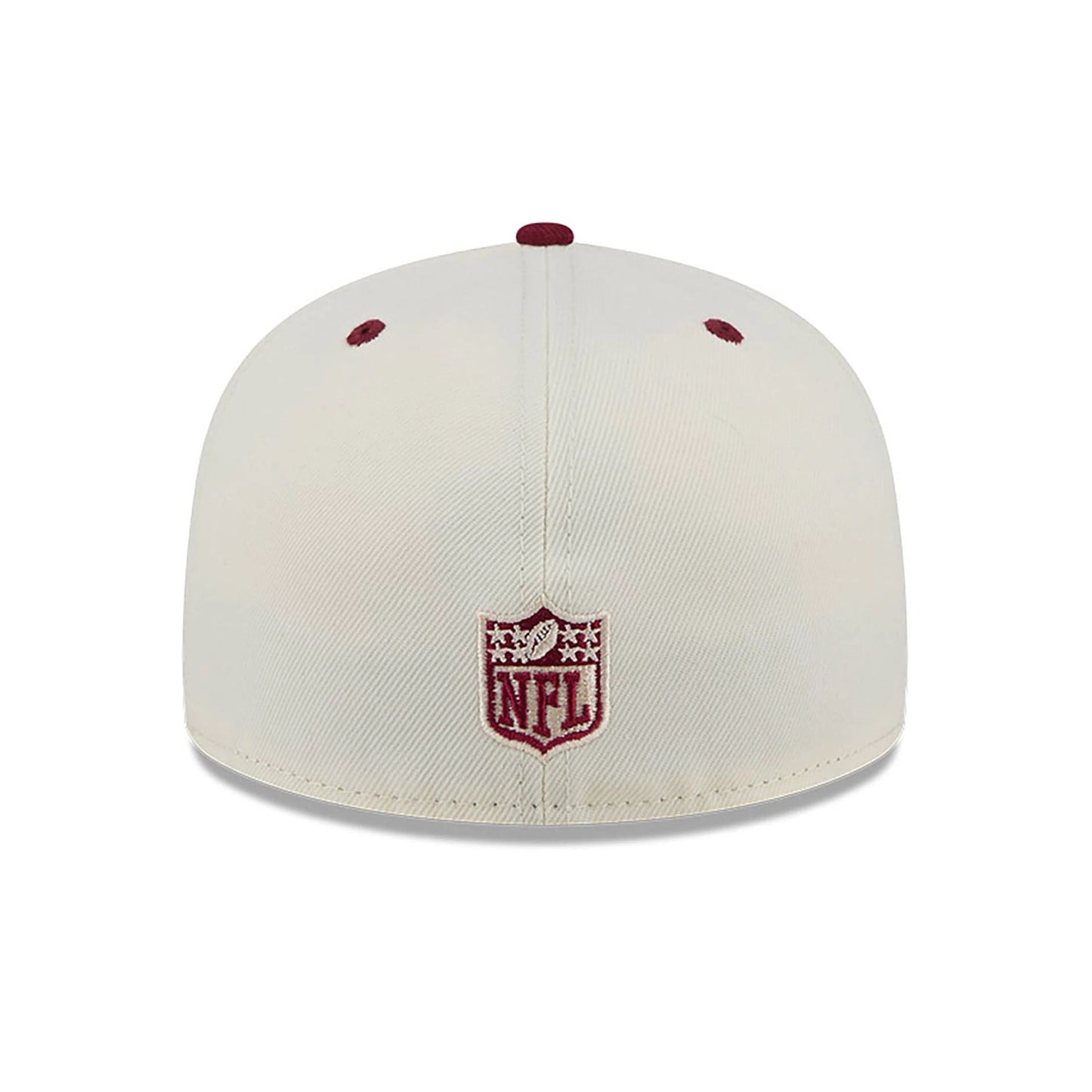 This is a San Francisco 49ers Novelty Stitch White 59FIFTY Fitted Cap 5