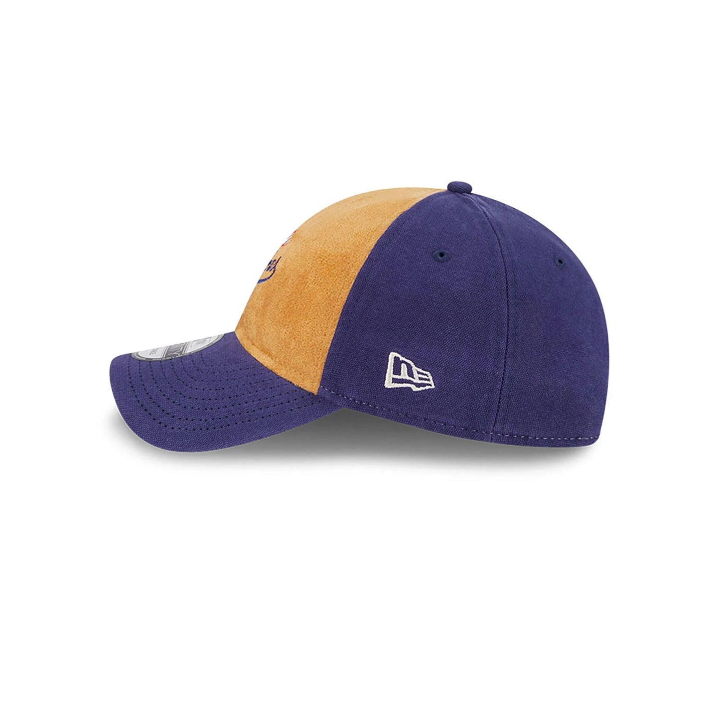 This is a LA Dodgers Tan Texture Dark Blue 9TWENTY Adjustable Cap 7