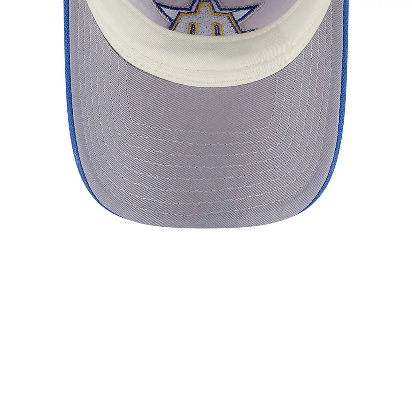 This is a Seattle Mariners Tan Texture Blue 9TWENTY Adjustable Cap 2