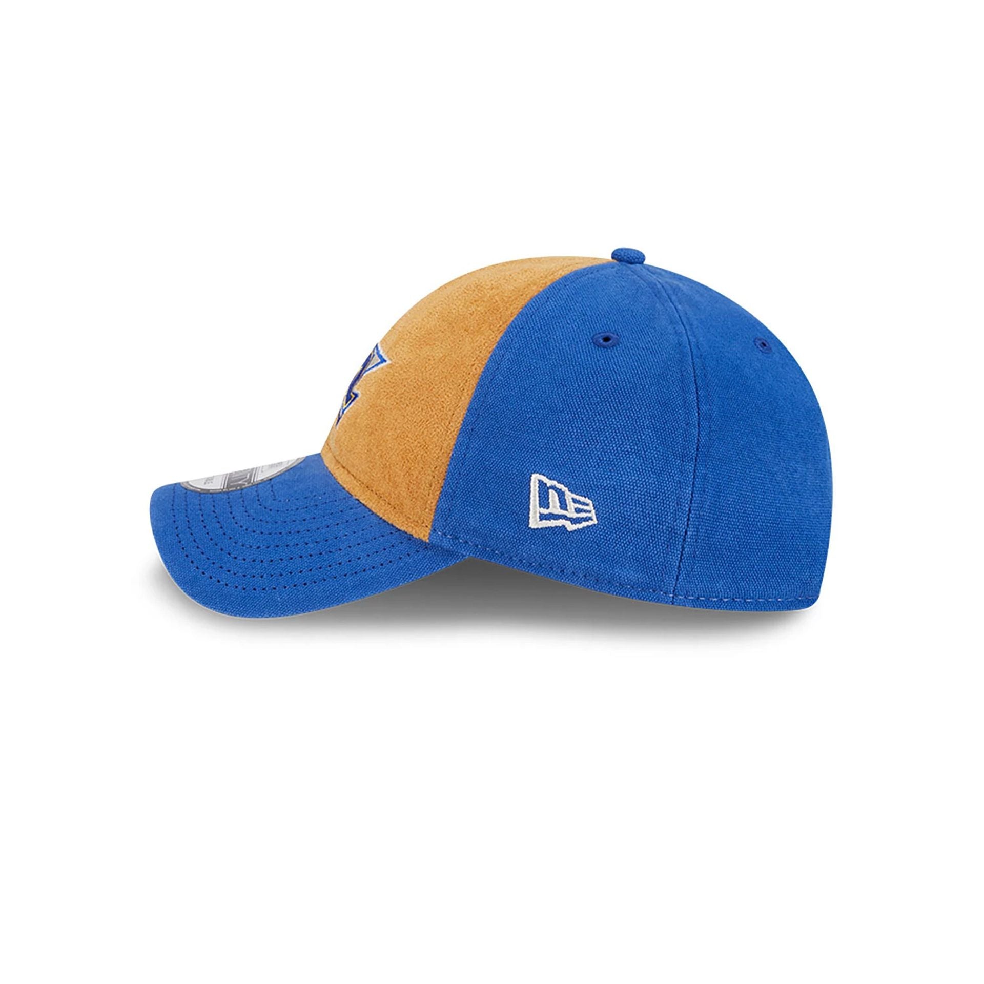 This is a Seattle Mariners Tan Texture Blue 9TWENTY Adjustable Cap 7