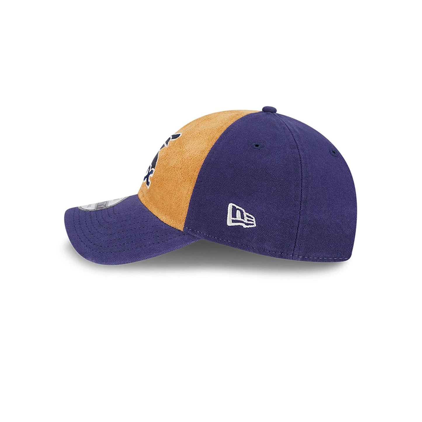 This is a Chicago White Sox Tan Texture Purple 9TWENTY Adjustable Cap 6