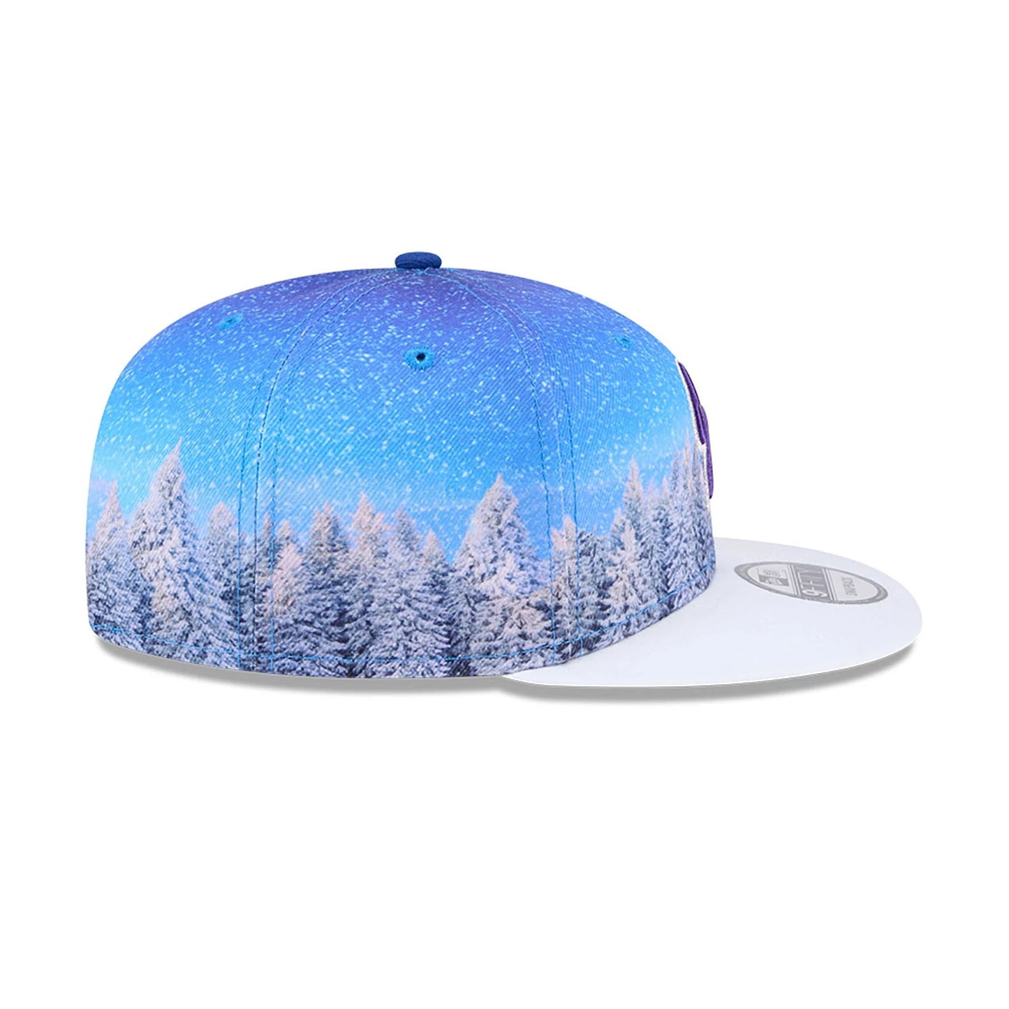 This is a Colorado Rockies Winter Photoreal Blue 9FIFTY Snapback Cap 6