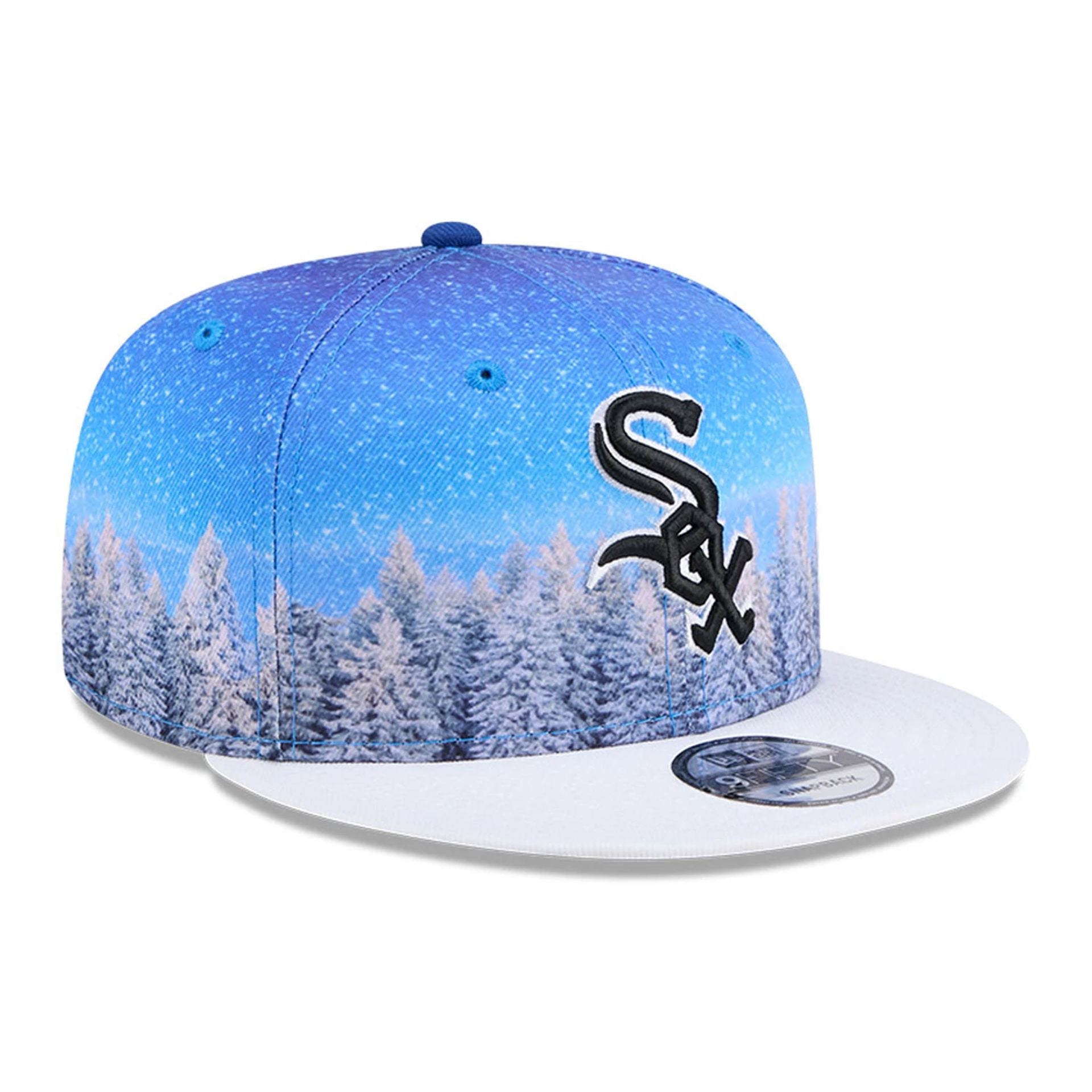 This is a Chicago White Sox Winter Photoreal Blue 9FIFTY Snapback Cap 4