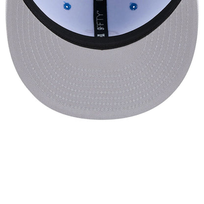 This is a Chicago Cubs Winter Photoreal Blue 9FIFTY Snapback Cap 2