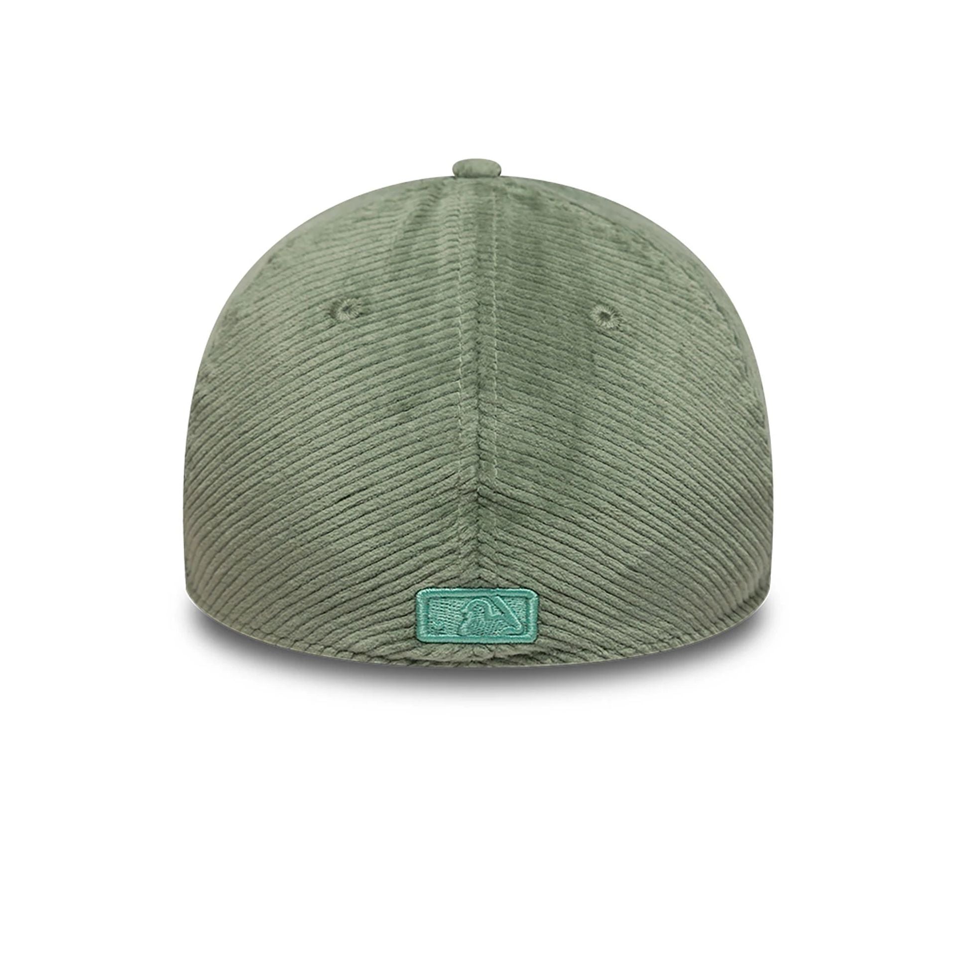 This is a LA Dodgers MLB Cord Pastel Green 39THIRTY Stretch Fit Cap 3