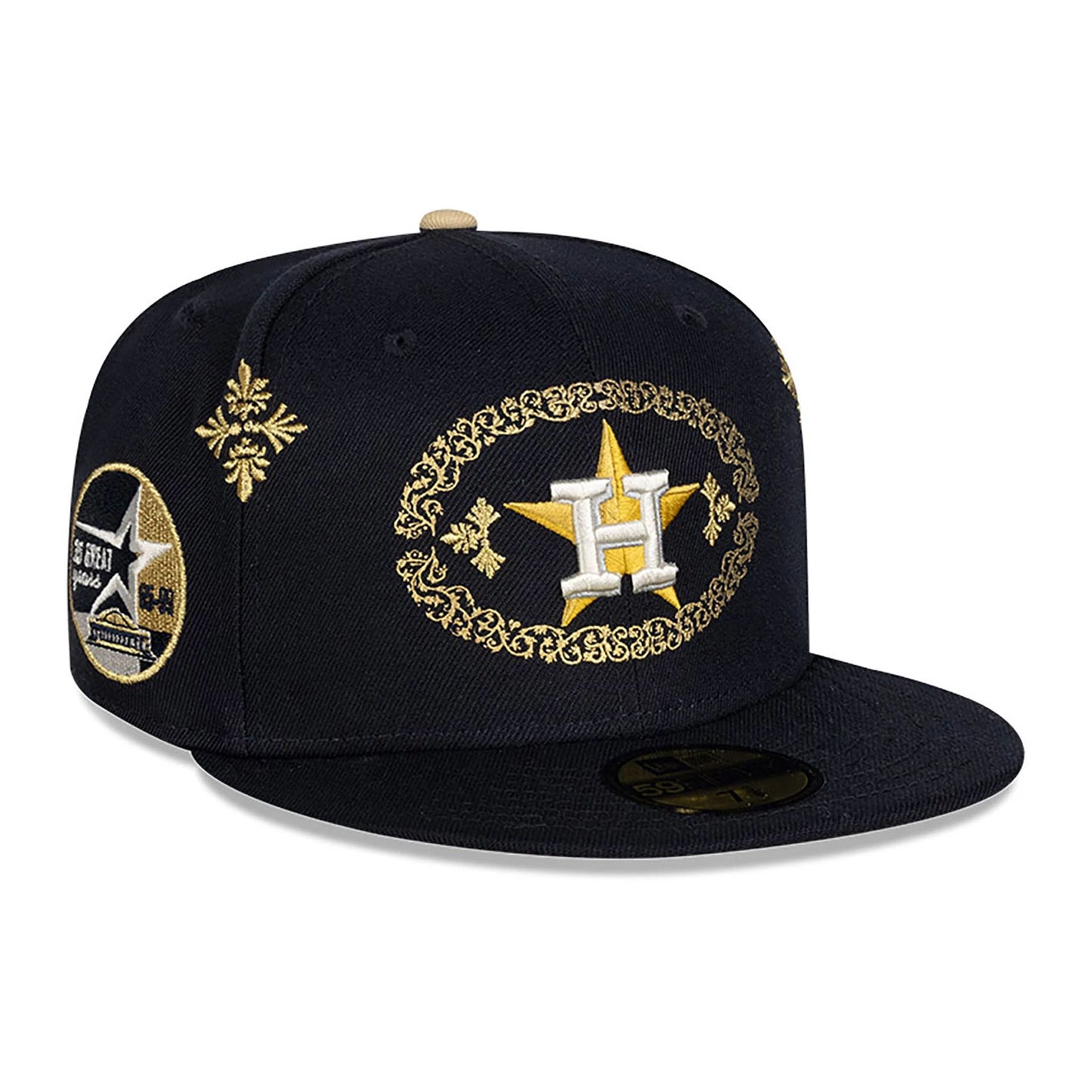 This is a Houston Astros Charro Navy 59FIFTY Fitted Cap 1